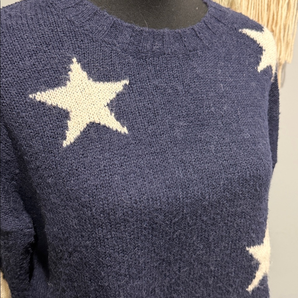 Rails Perci Navy Blue Star Sweater Size XS - Picture 5 of 11